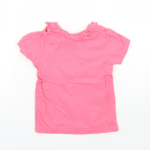 Nutmeg Girls Pink   Basic T-Shirt Size 12 Months