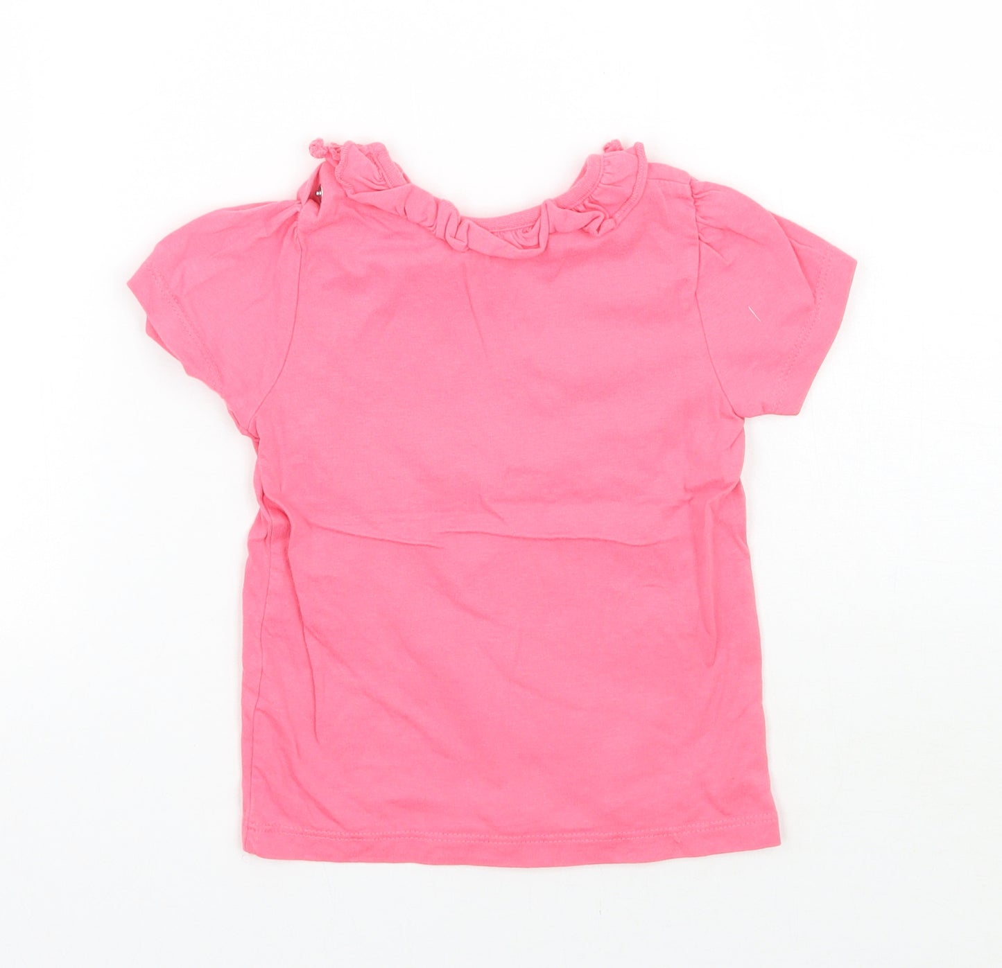 Nutmeg Girls Pink   Basic T-Shirt Size 12 Months