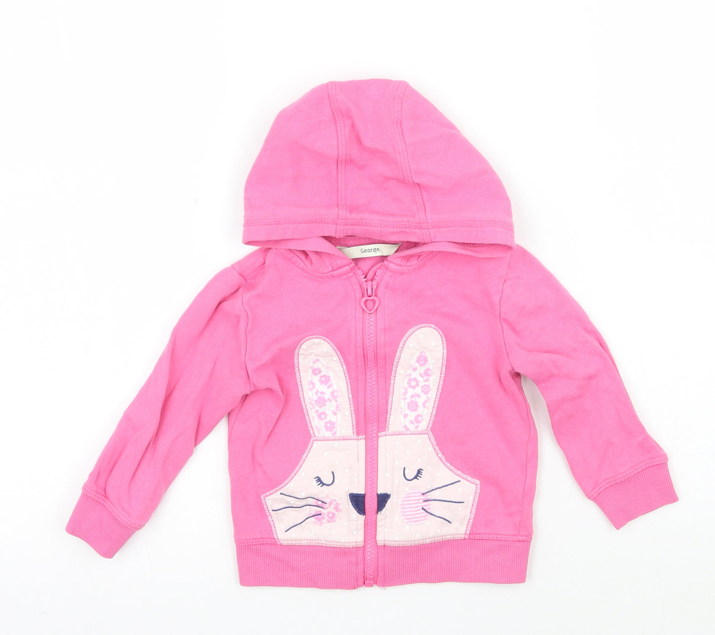 George Girls Pink   Jacket Coat Size 12-18 Months