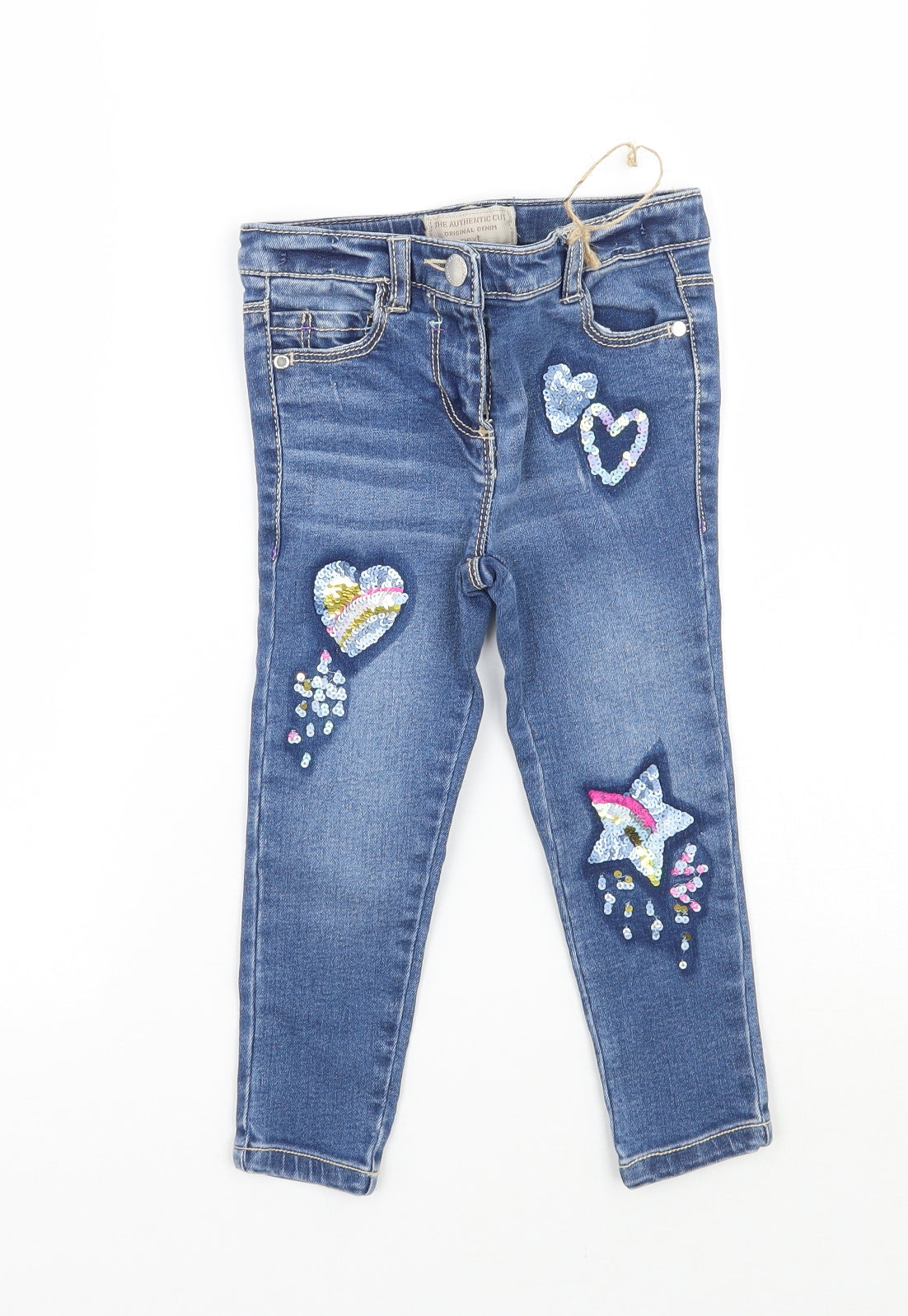 NEXT Girls Blue   Skinny Jeans Size 3 Years
