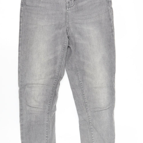 Denim & Co. Womens Grey   Skinny Jeans Size 8 L25 in
