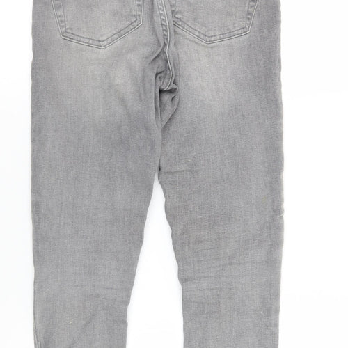 Denim & Co. Womens Grey   Skinny Jeans Size 8 L25 in