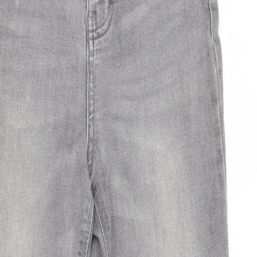 Denim & Co. Womens Grey   Skinny Jeans Size 8 L25 in