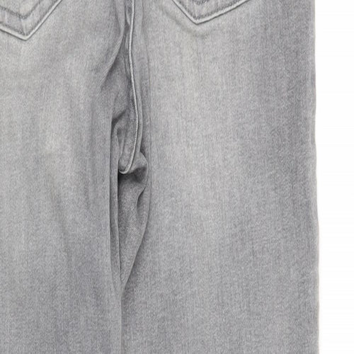 Denim & Co. Womens Grey   Skinny Jeans Size 8 L25 in