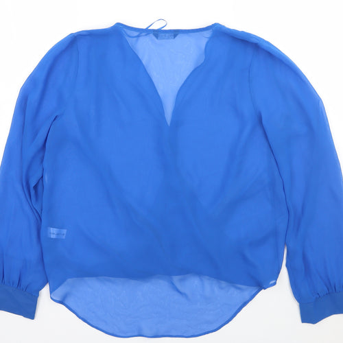Select Womens Blue   Basic T-Shirt Size 16
