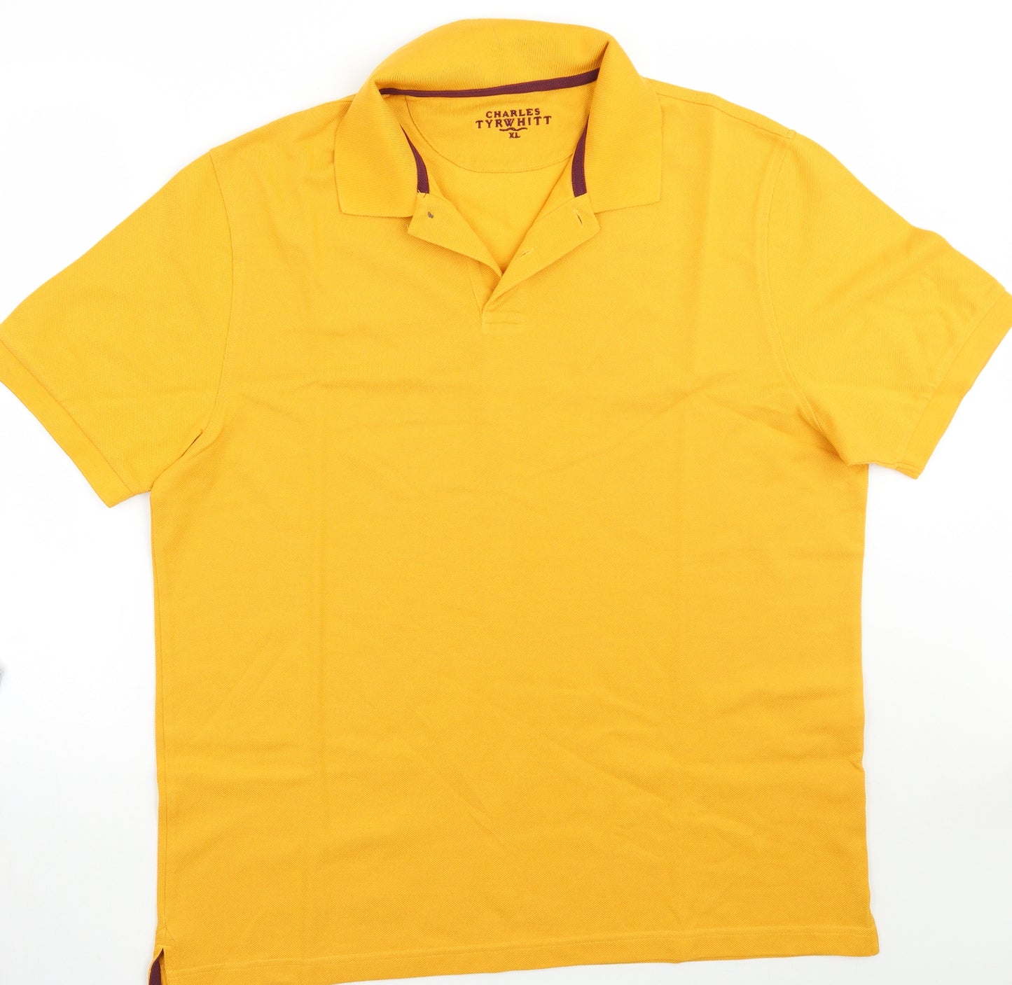 Charles Tyrwhitt Mens Yellow    Polo Size XL