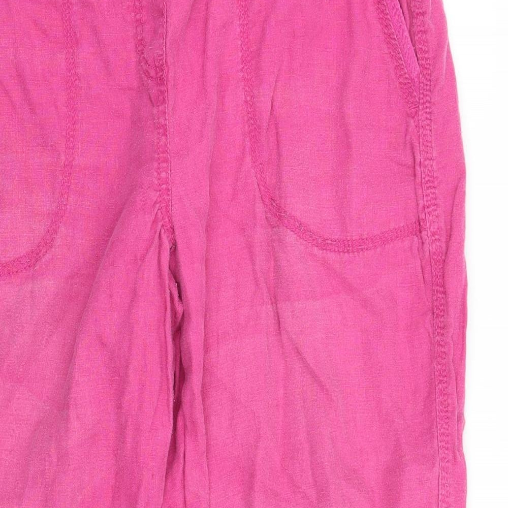 Marks and Spencer Womens Pink   Trousers  Size 16 L25 in