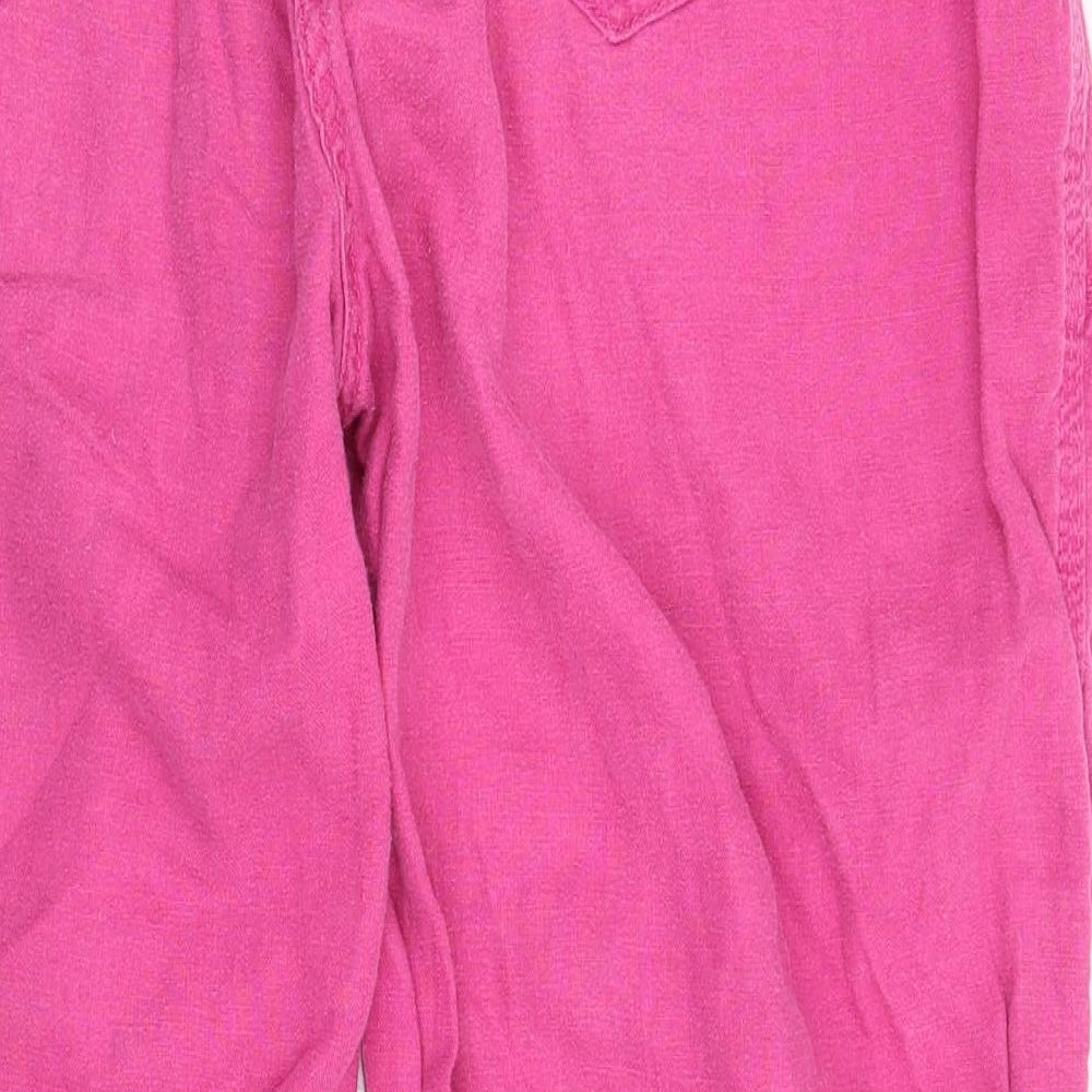 Marks and Spencer Womens Pink   Trousers  Size 16 L25 in