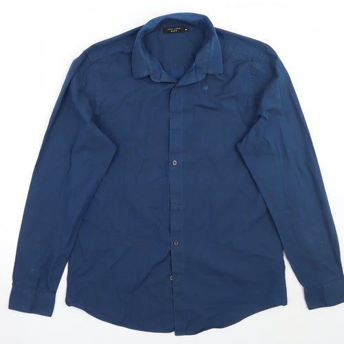 Newlook Mens Blue    Button-Up Size M
