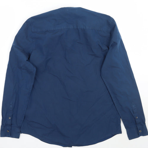 Newlook Mens Blue    Button-Up Size M