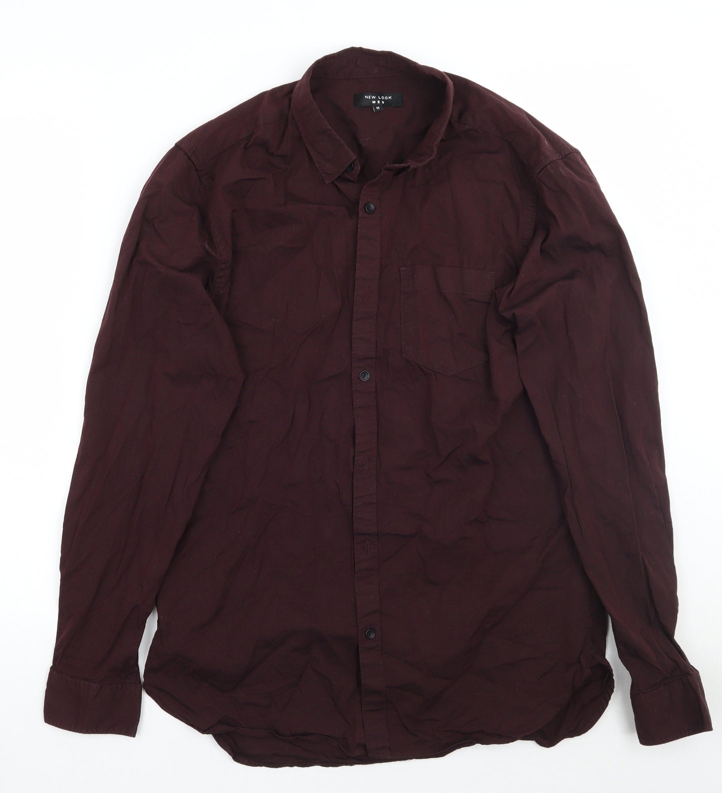 Newlook Mens Purple    Button-Up Size M