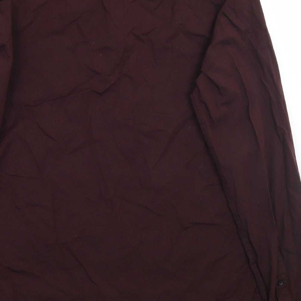 Newlook Mens Purple    Button-Up Size M