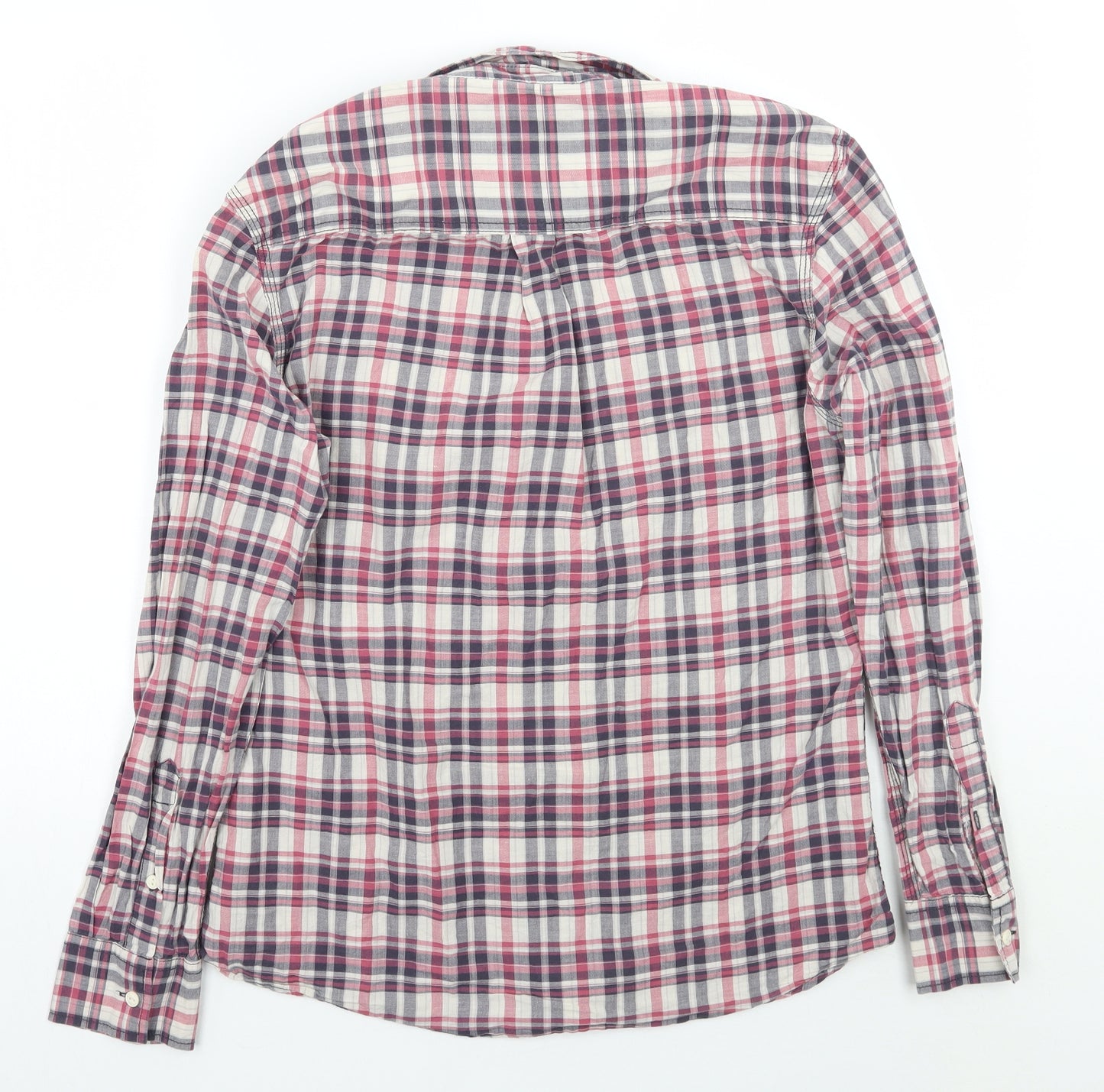 NEXT Mens Pink Check   Button-Up Size M