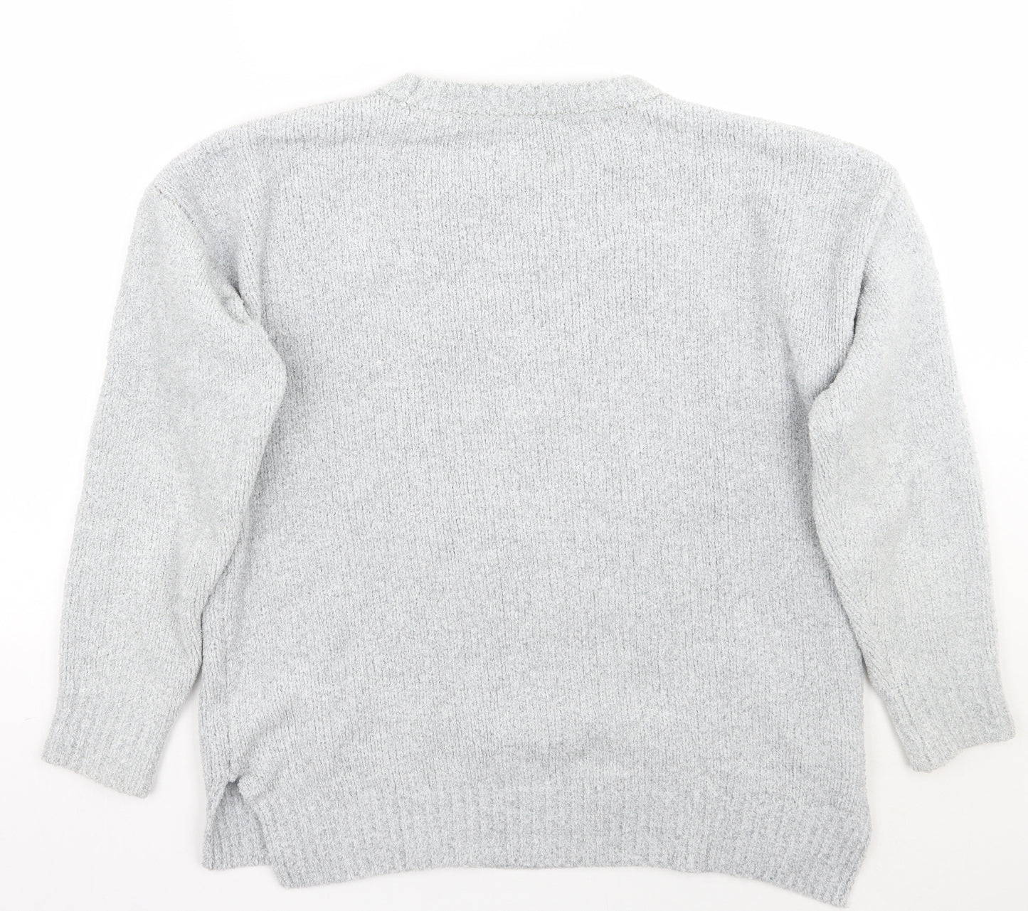 F&F Womens Grey   Pullover Jumper Size 12  - Christmas