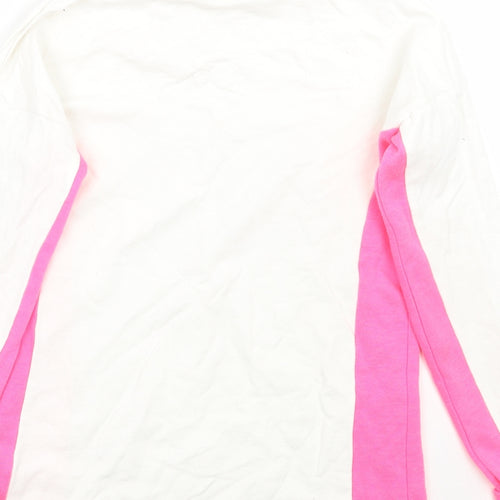 F&F Girls White   Pullover Jumper Size 11-12 Years