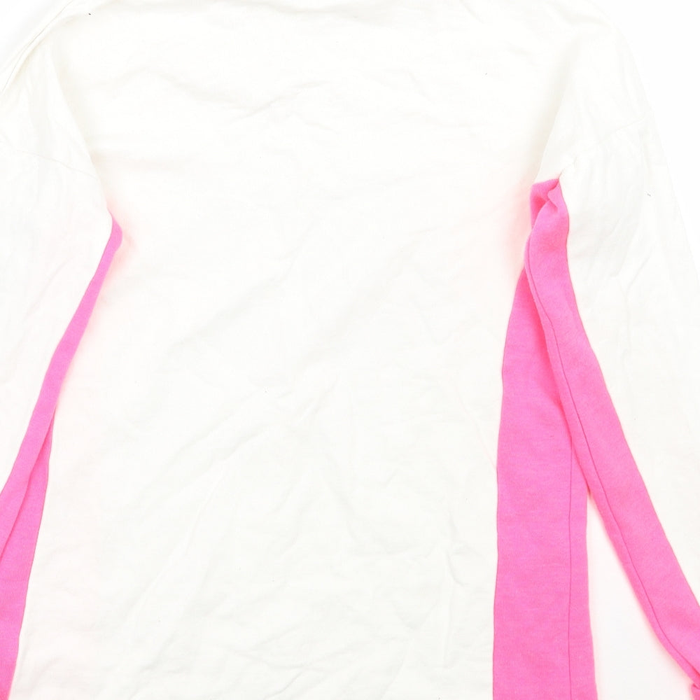 F&F Girls White   Pullover Jumper Size 11-12 Years