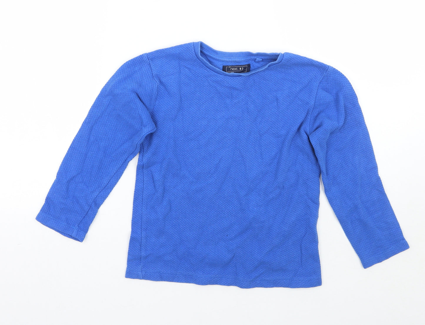 NEXT Boys Blue   Pullover Jumper Size 7 Years