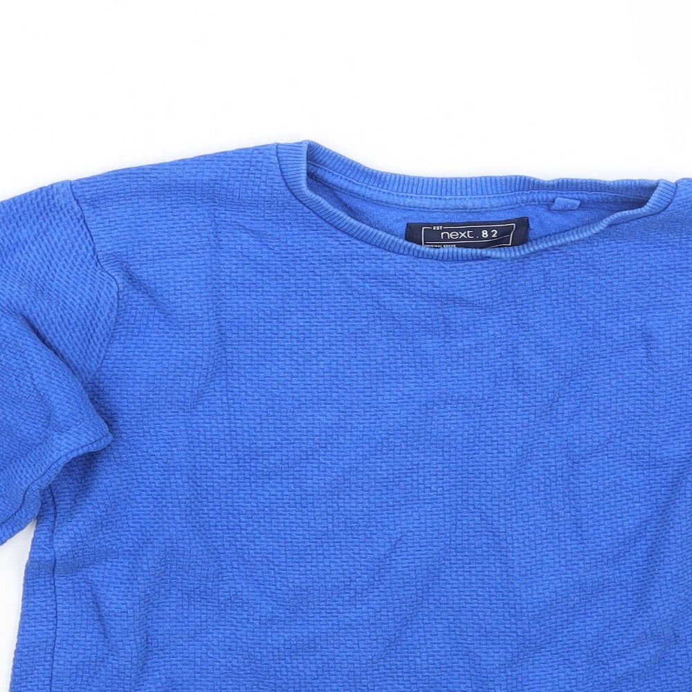 NEXT Boys Blue   Pullover Jumper Size 7 Years