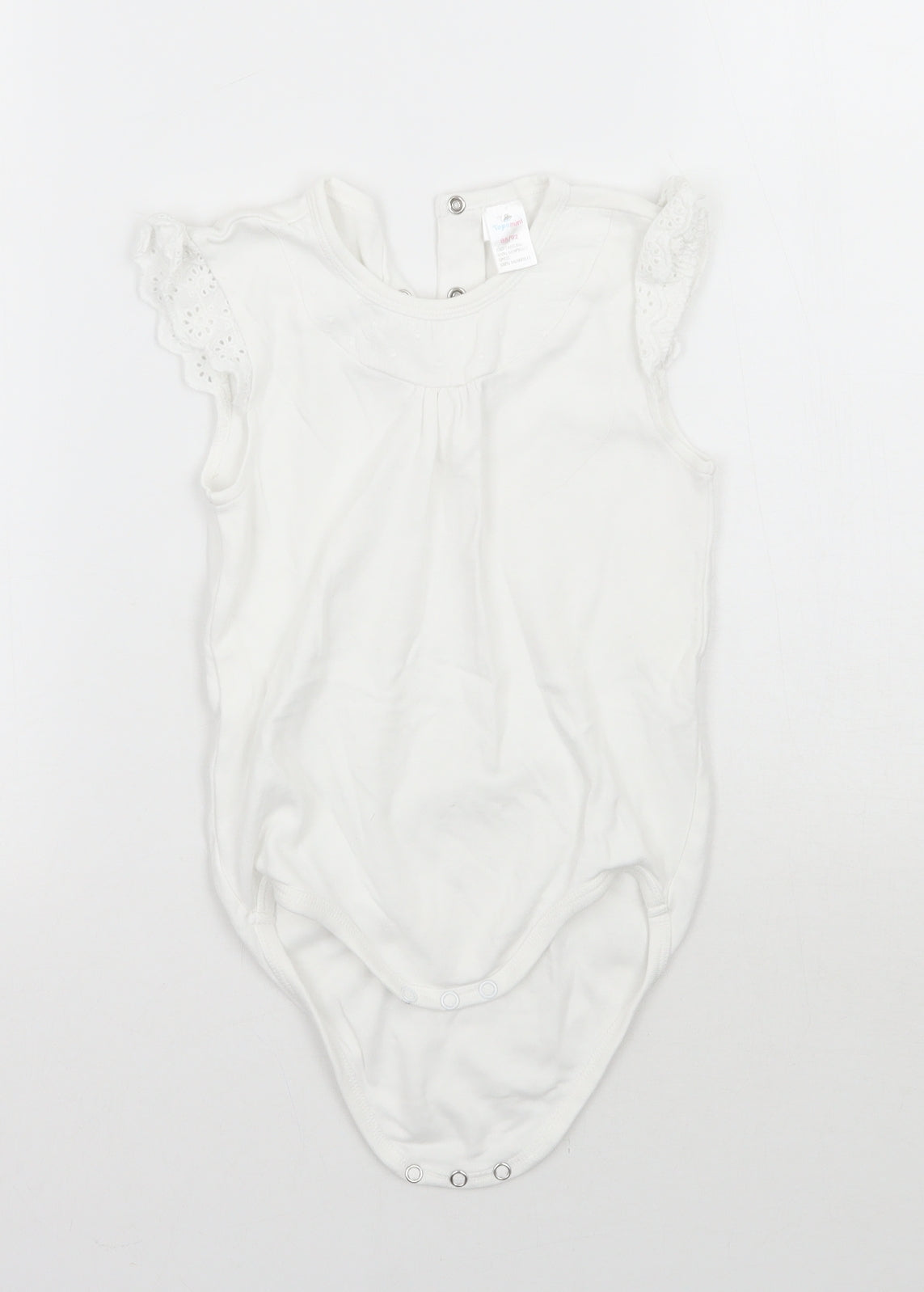 Topomini Baby White   Babygrow One-Piece Size 18 Months