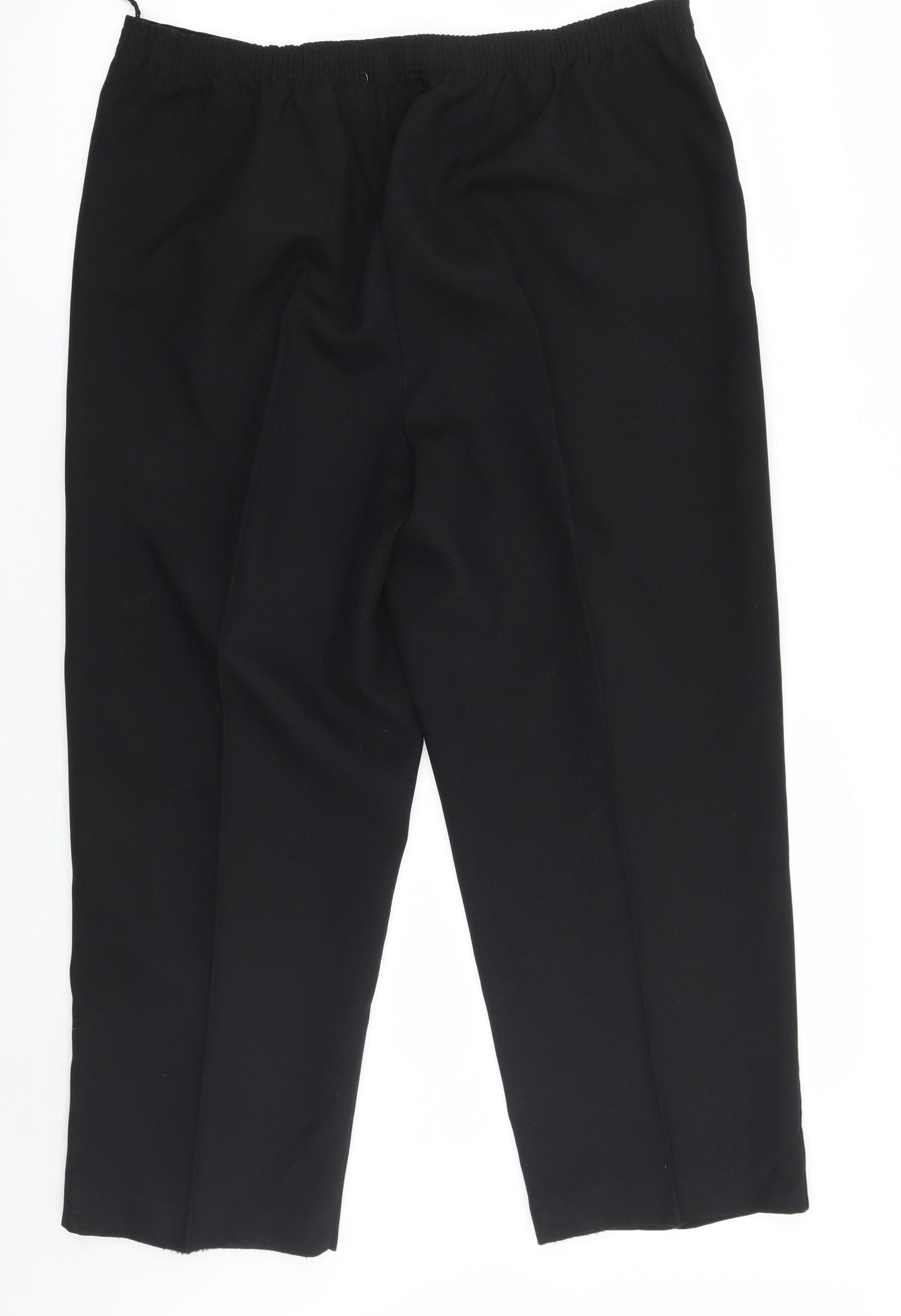 BM Womens Black   Trousers  Size 16 L25 in