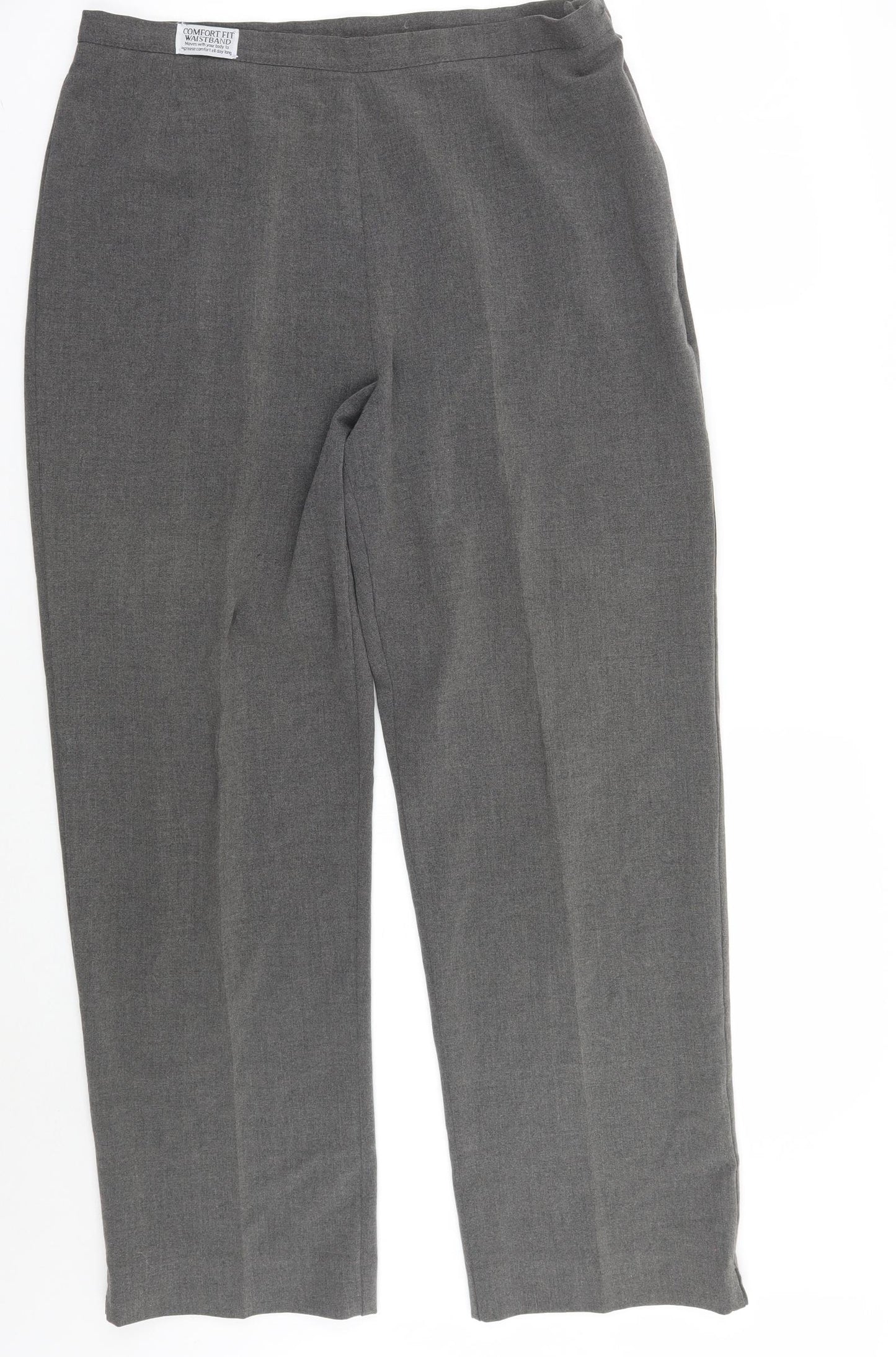 Felisha Collection Womens Grey   Trousers  Size 32 L27 in
