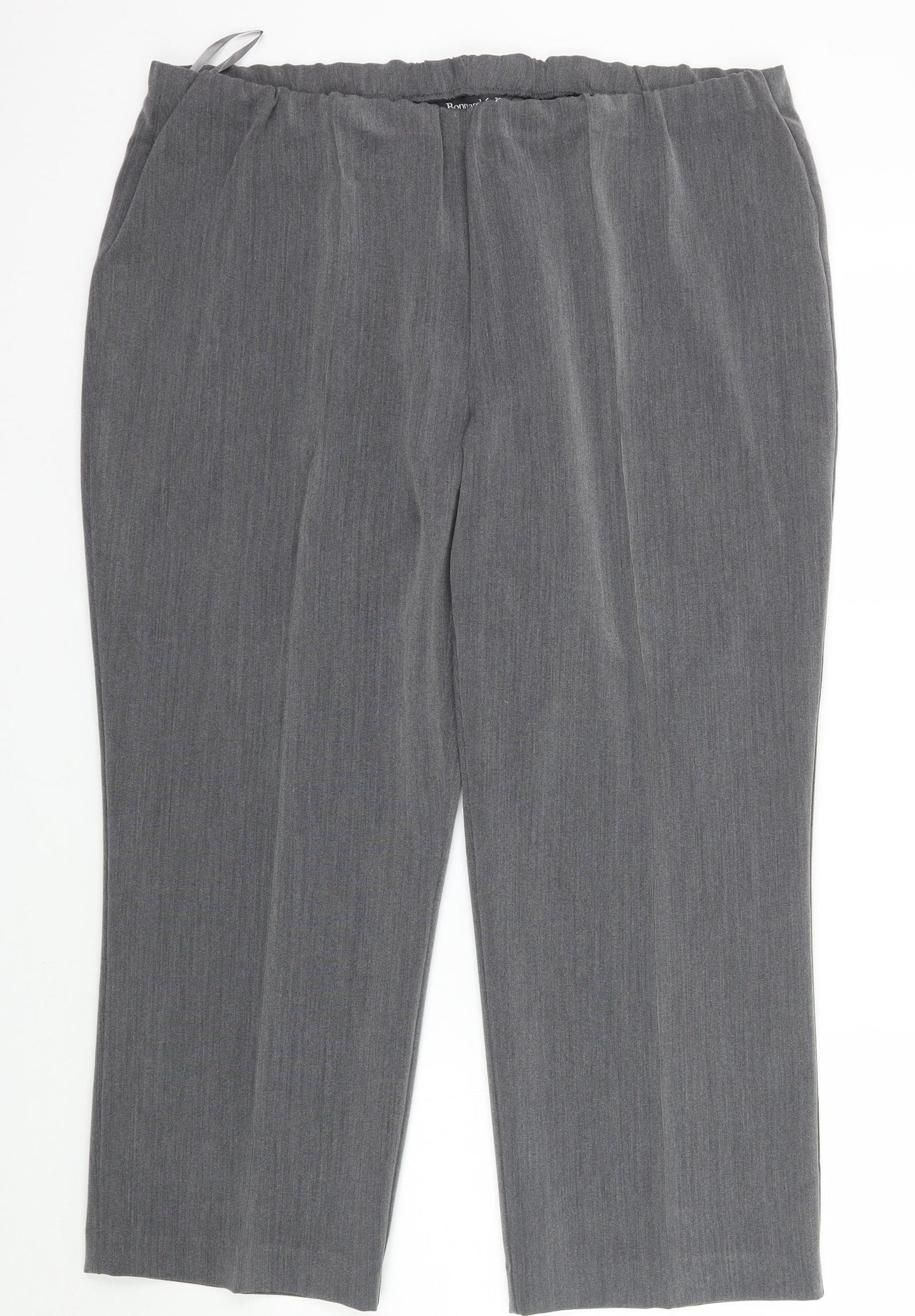 BM Womens Grey   Trousers  Size 20 L27 in