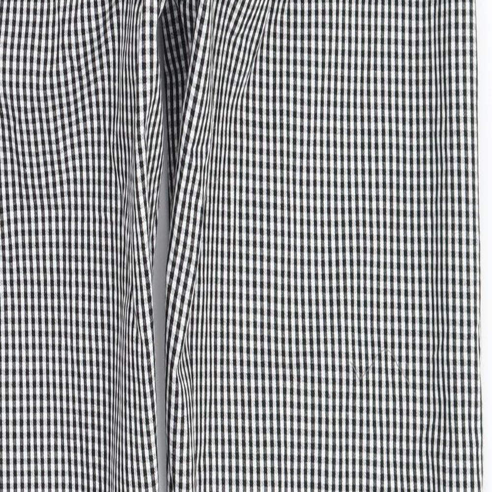 Russmans Mens White Check  Straight Jeans Size M L31 in