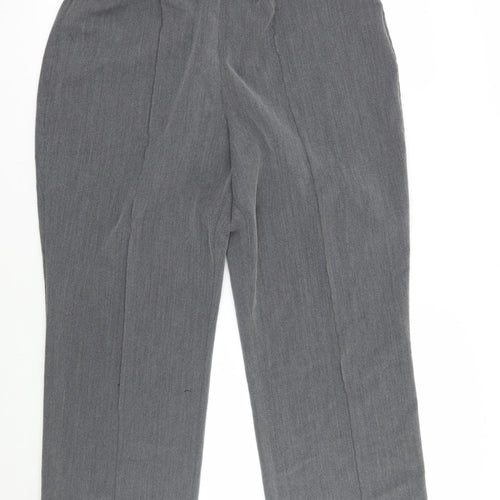 Bm  Womens Grey   Trousers  Size 14 L25 in