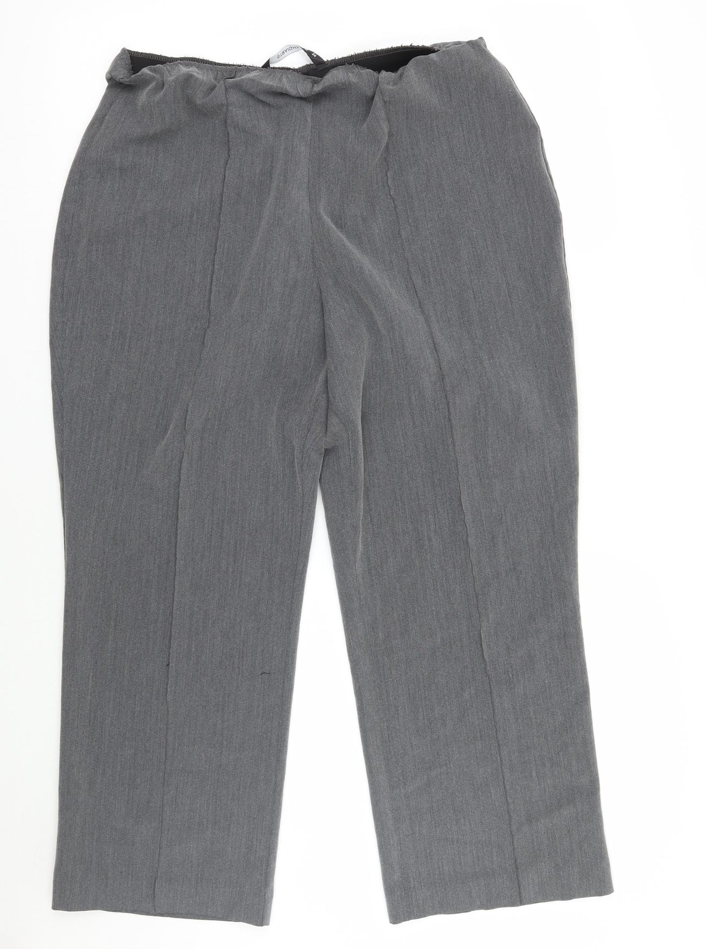 Bm  Womens Grey   Trousers  Size 14 L25 in