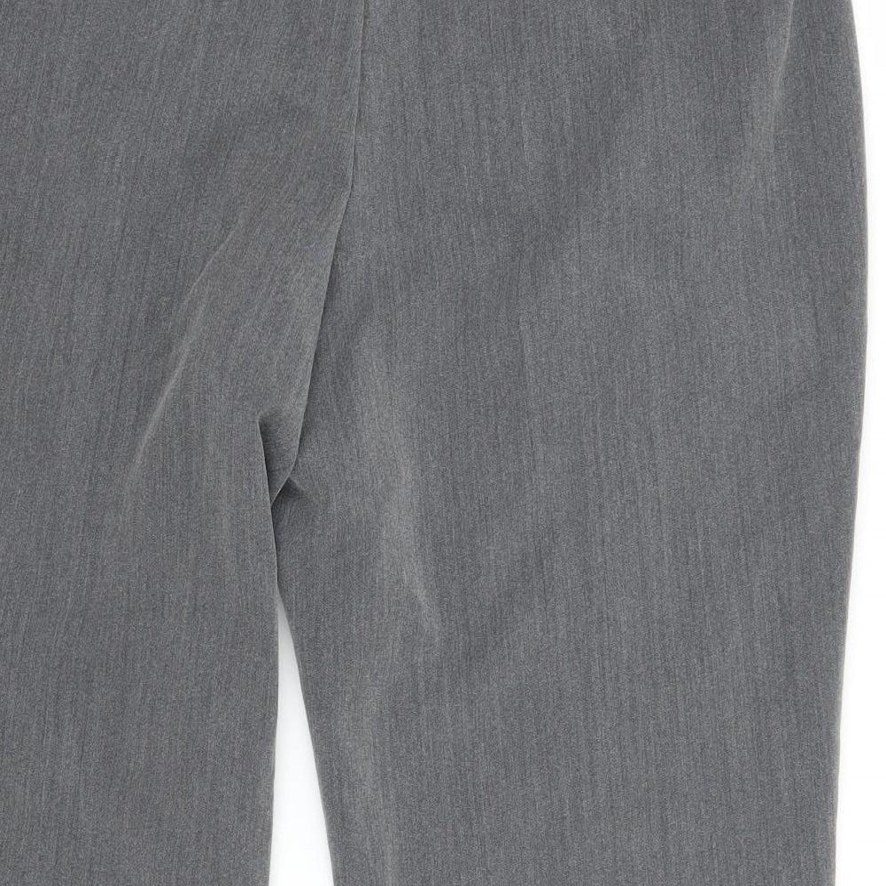 Bm  Womens Grey   Trousers  Size 14 L25 in
