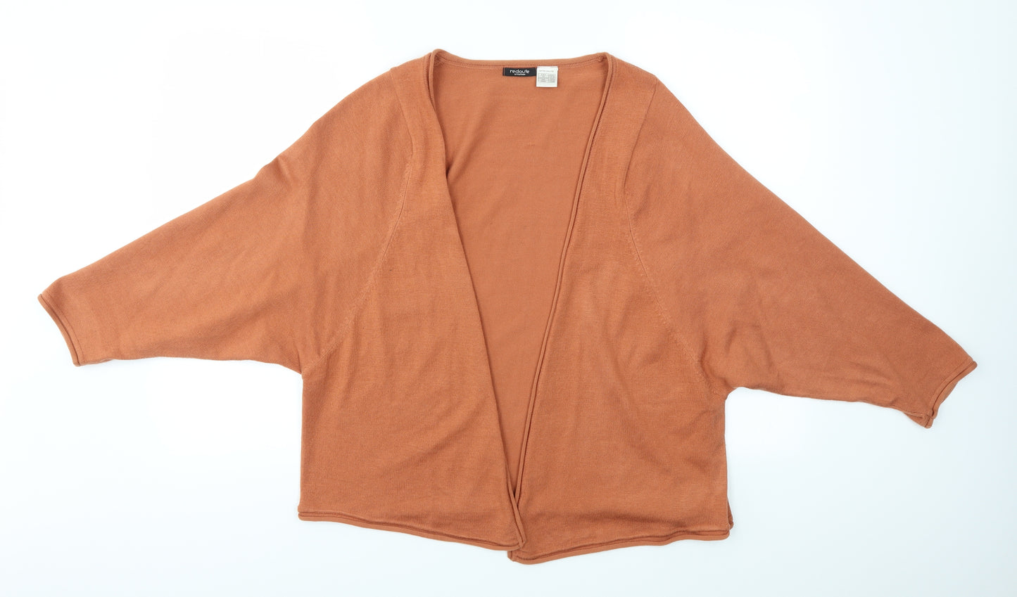 La Redoute Womens Orange   Cardigan Jumper Size 14