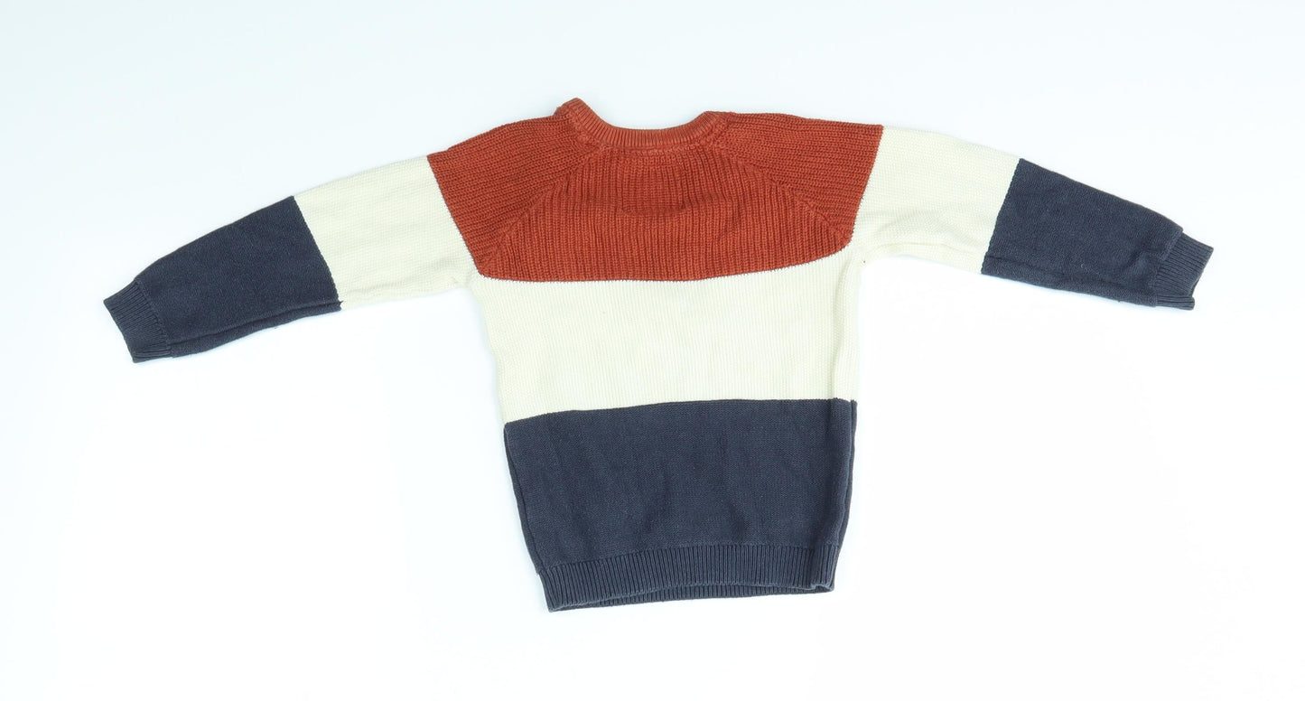 FRED & FLO Baby Multicoloured   Pullover Jumper Size 18-24 Months