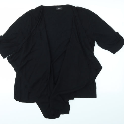 F&F Womens Black   Cardigan Jumper Size 14
