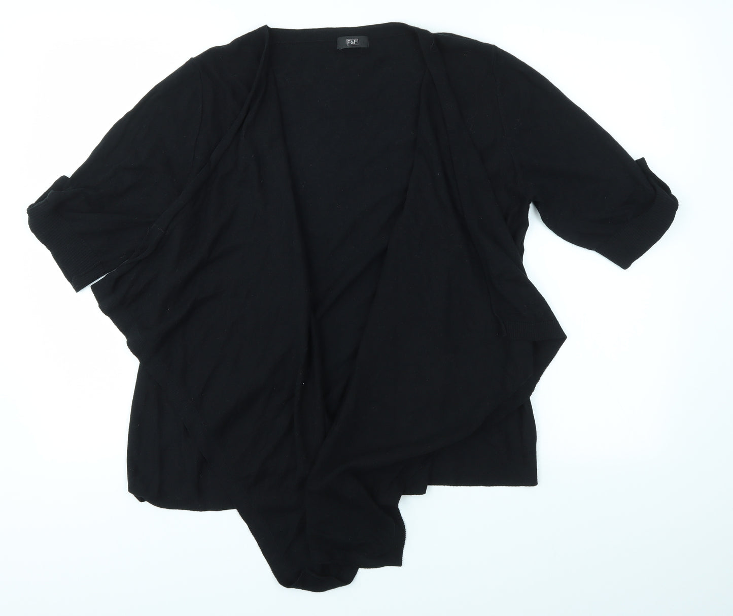 F&F Womens Black   Cardigan Jumper Size 14