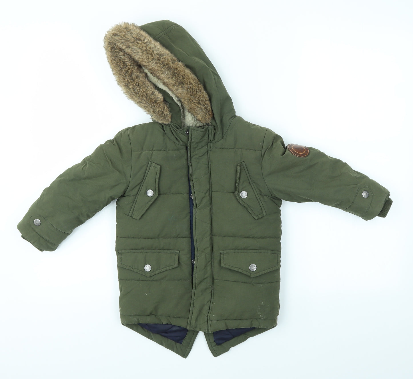 George Baby Green   Overcoat Coat Size 18-24 Months