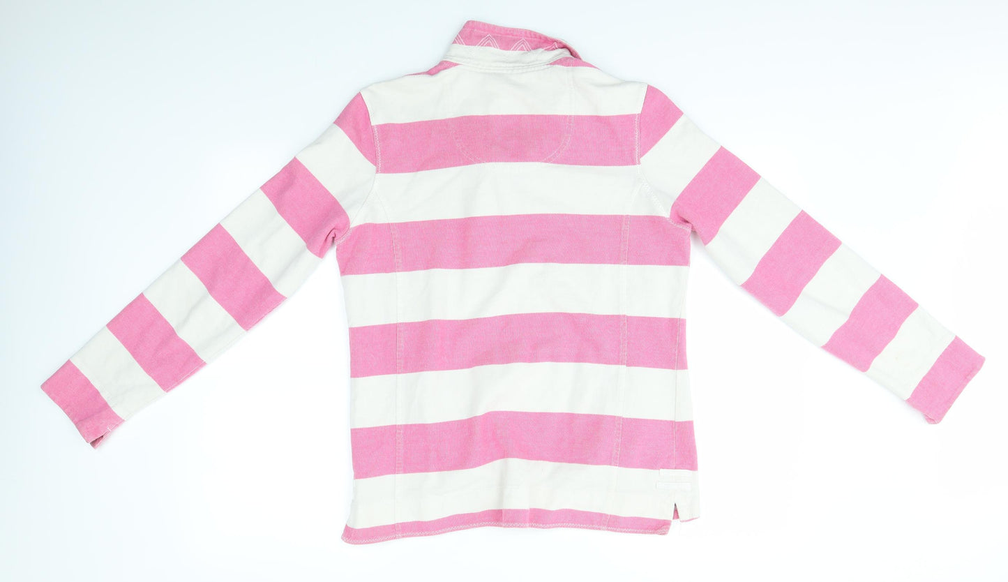 Crew Clothing Womens Multicoloured Striped  Pullover Jumper Size 12