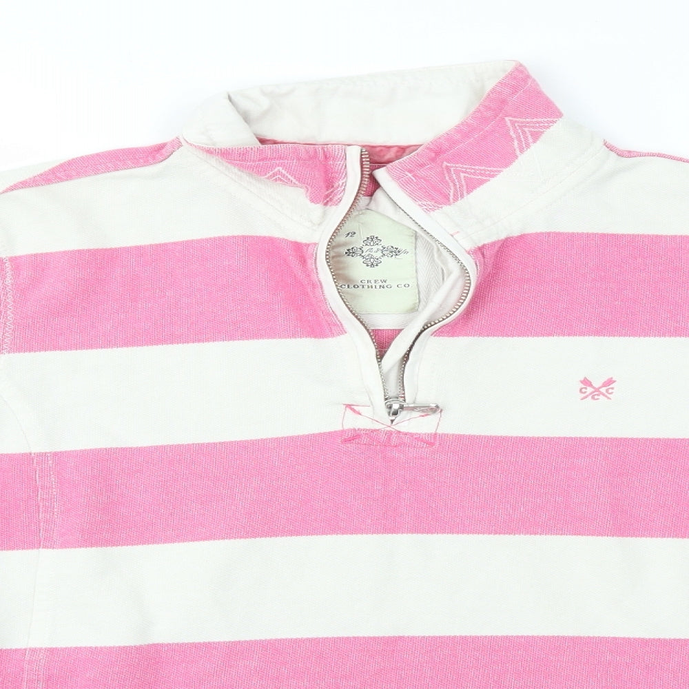Crew Clothing Womens Multicoloured Striped  Pullover Jumper Size 12