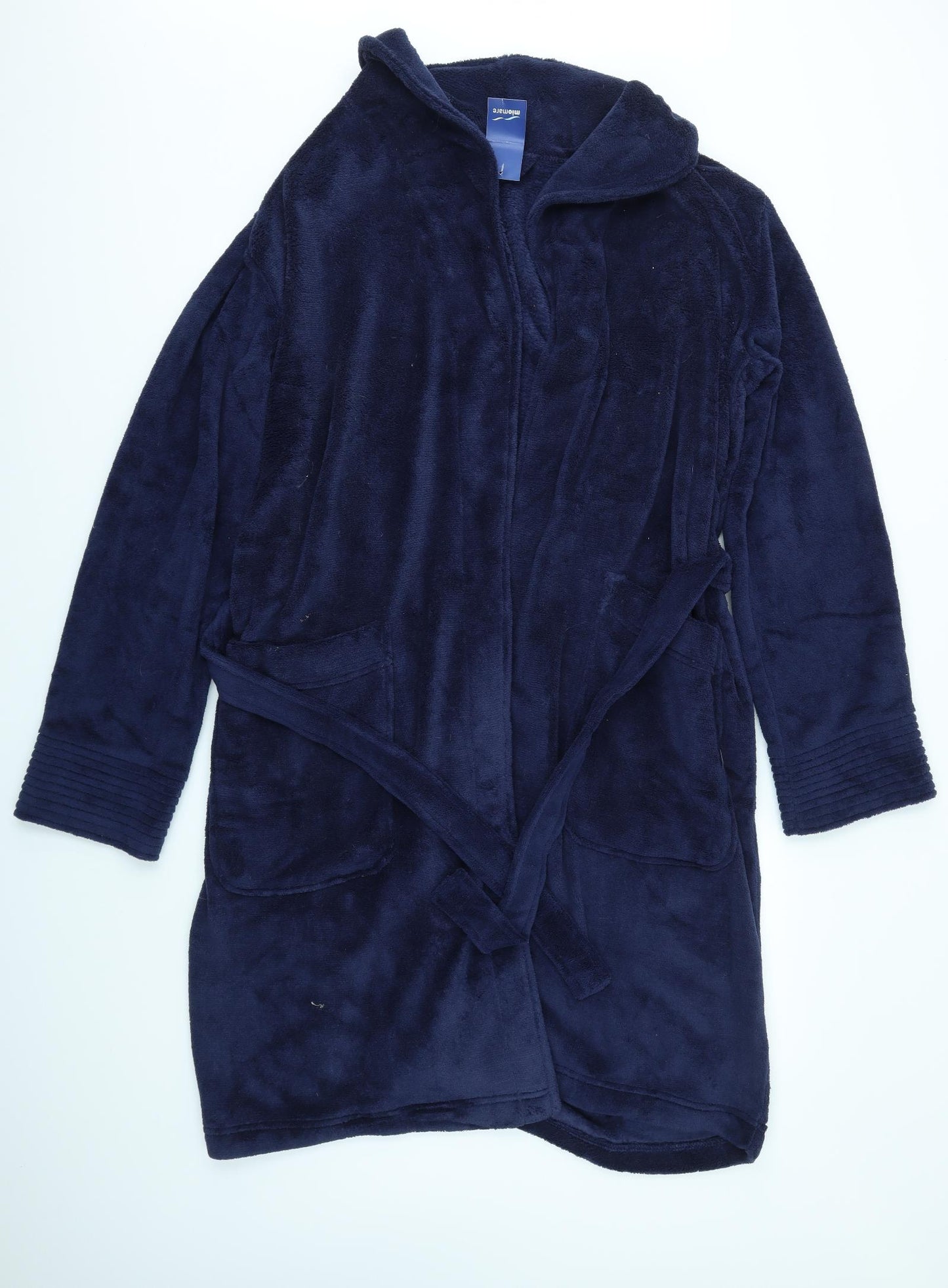 Miomare Mens Blue Solid   Robe Size L