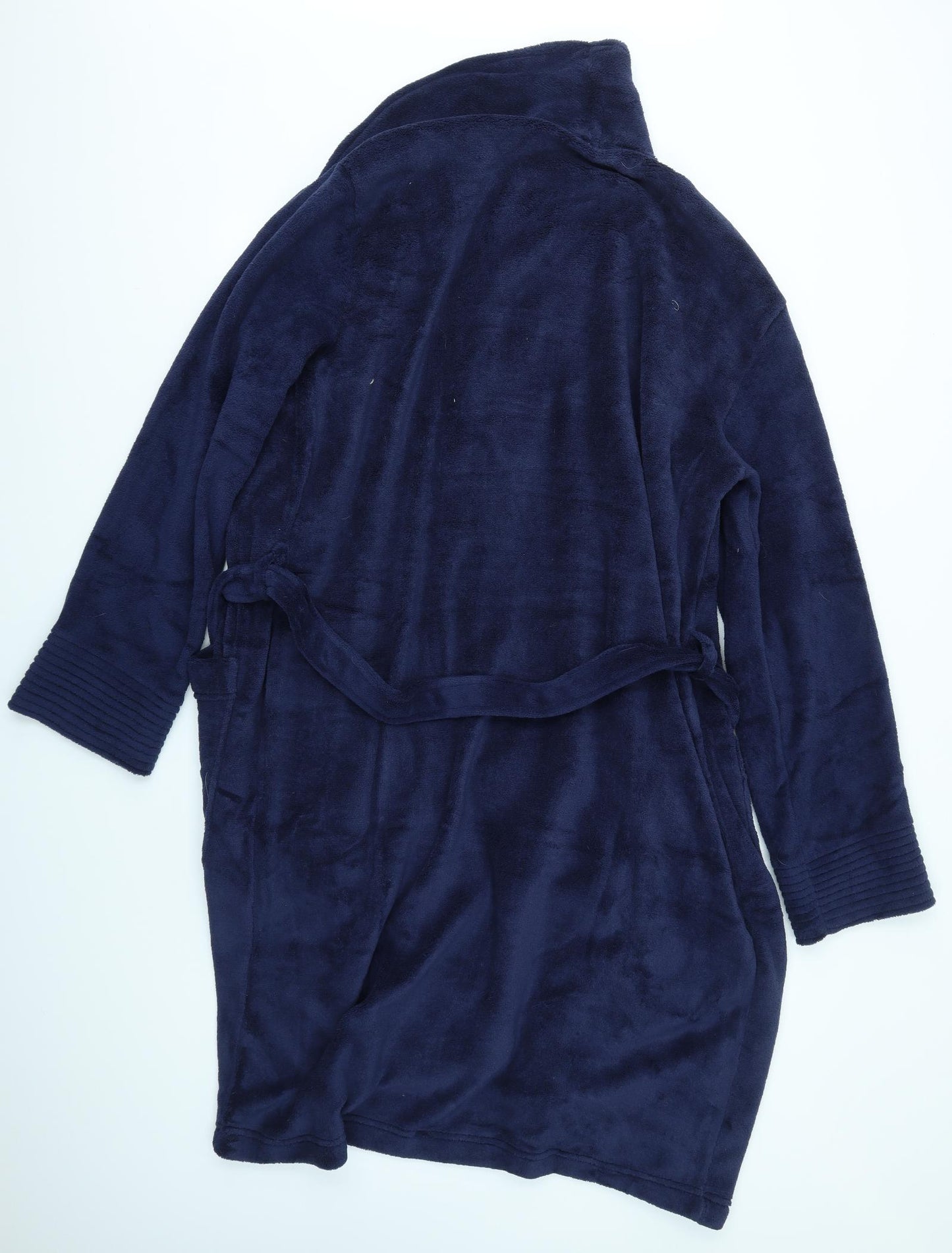 Miomare Mens Blue Solid   Robe Size L