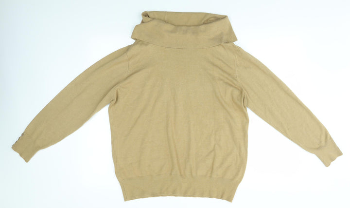 Klass Womens Brown Pullover Jumper Size XL