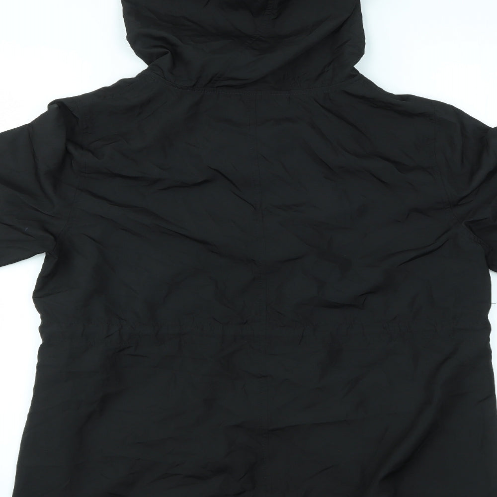 Primark Womens Black   Parka Coat Size S  - PARKA IN A POCKET