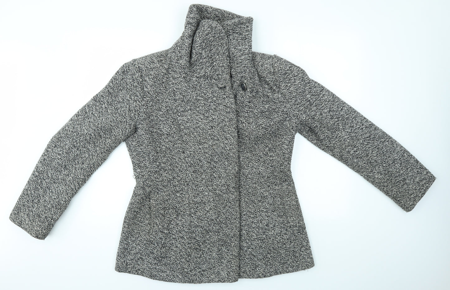BHS Womens Grey   Overcoat Coat Size 14