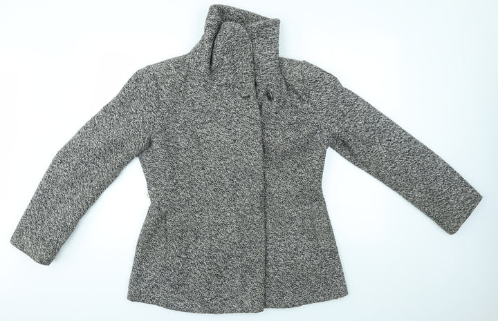 BHS Womens Grey   Overcoat Coat Size 14