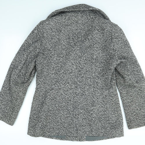 BHS Womens Grey   Overcoat Coat Size 14