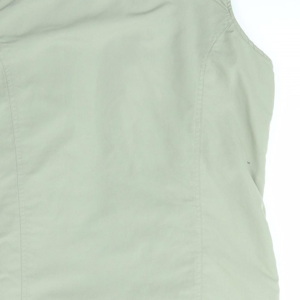 Bonmarché Womens Green   Gilet Coat Size S  - Reversible