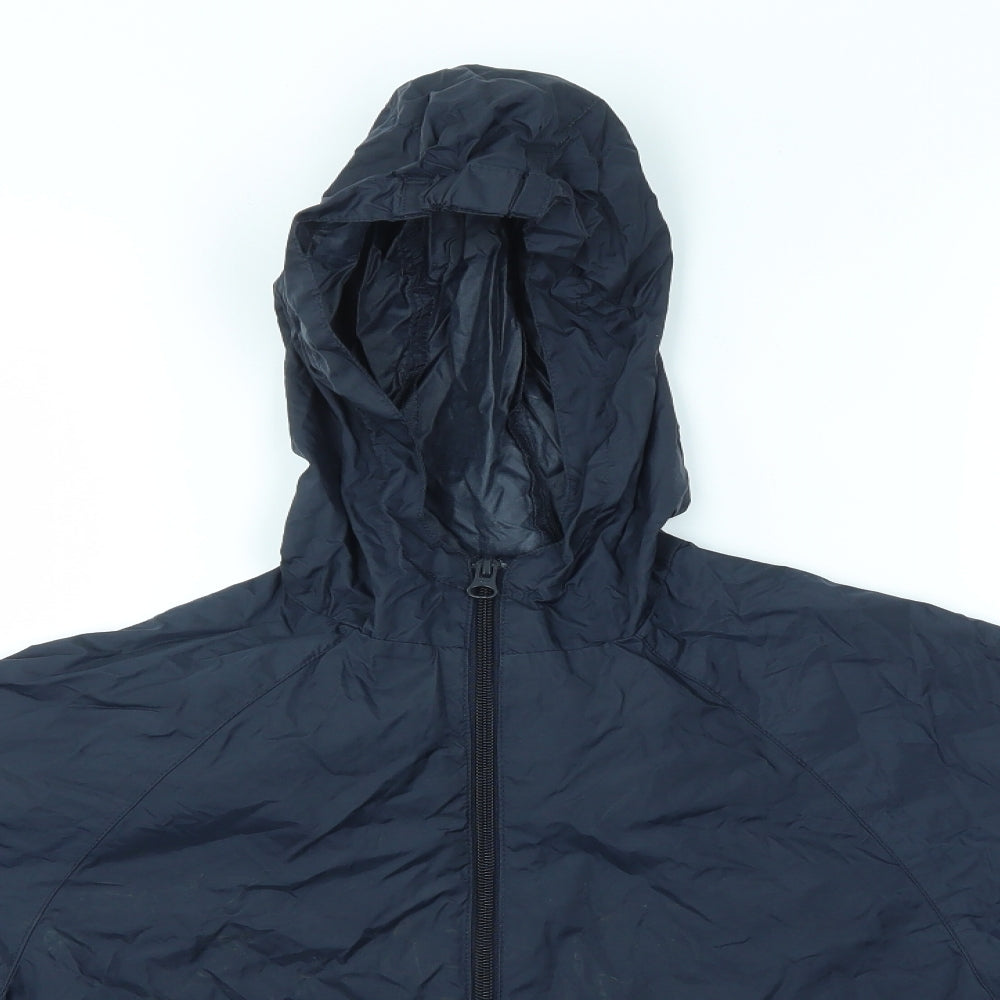 George Boys Blue   Rain Coat Coat Size 8-9 Years  - POCKET MAC