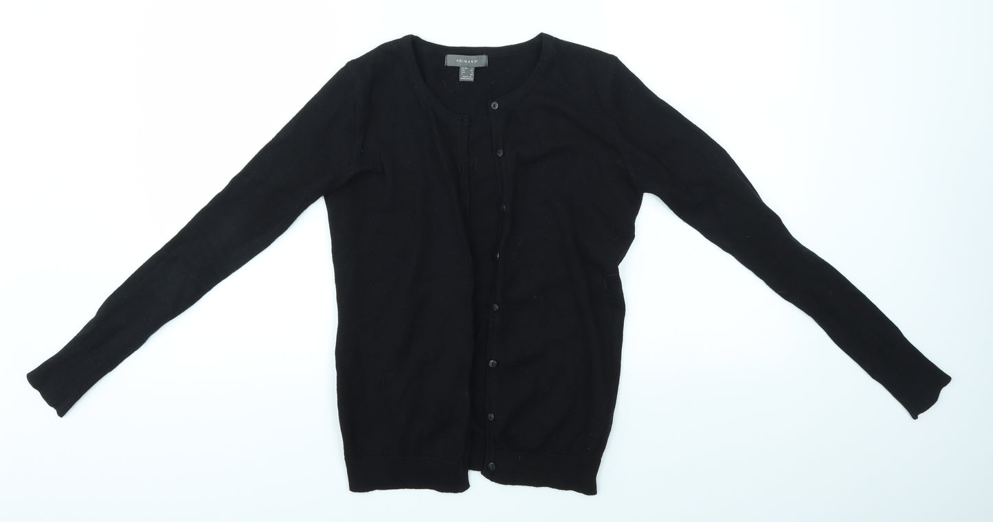 Primark Womens Black   Cardigan Jumper Size 6