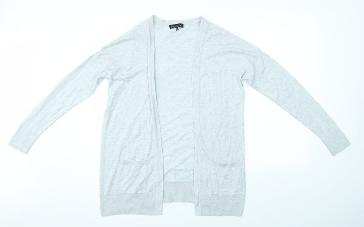 F&F Womens Grey Cardigan Jumper Size 12