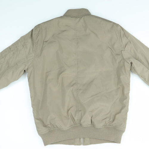New Look Womens Brown   Bomber Jacket Coat Size 12