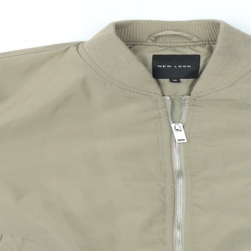 New Look Womens Brown   Bomber Jacket Coat Size 12